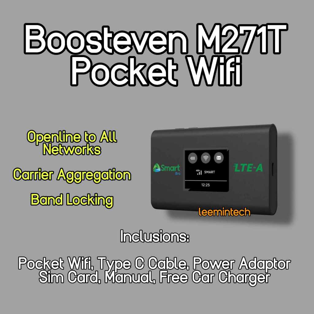 SmartBRO PocketWIFI Openline Boosteven M271T | Shopee Philippines