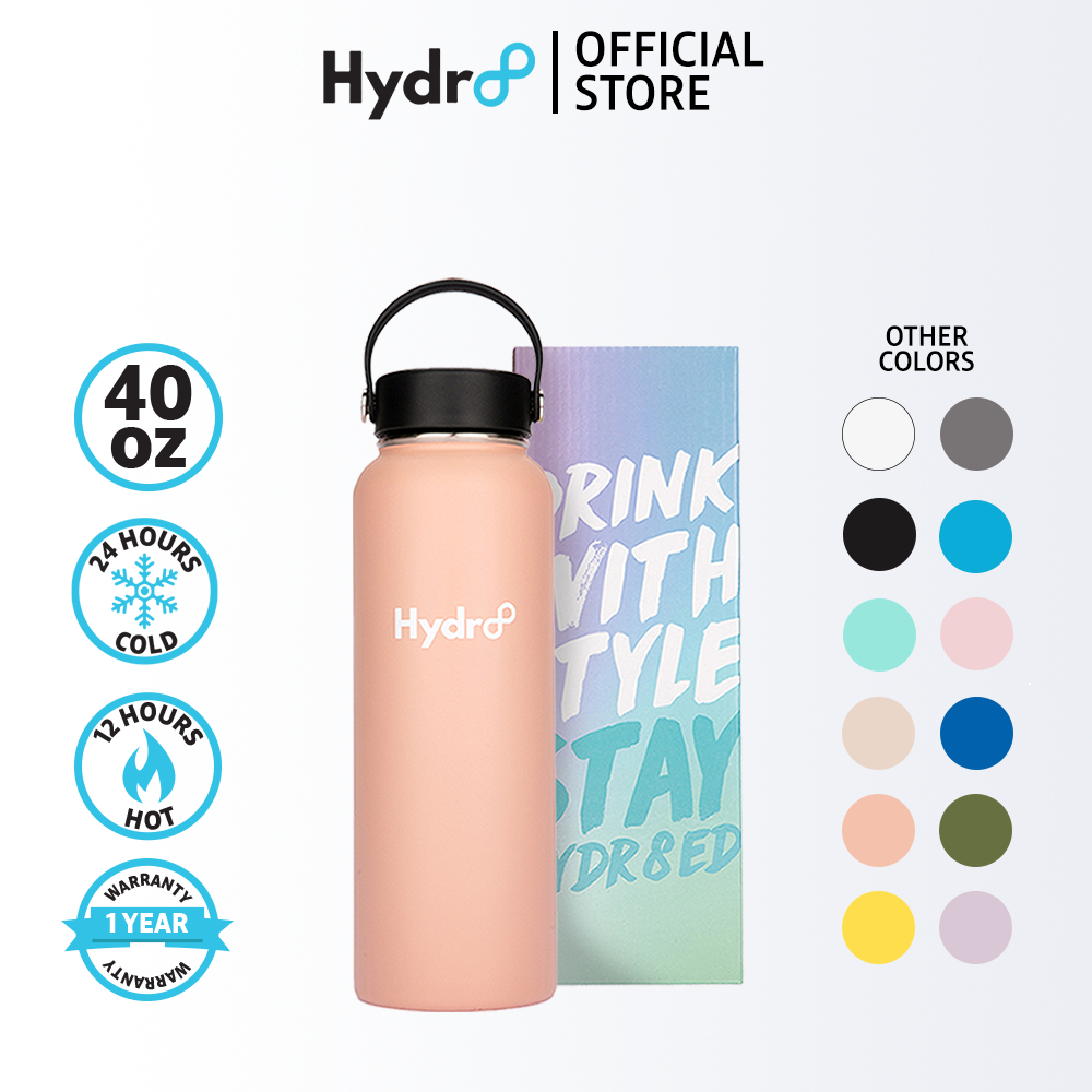 Hydro Flask 40 oz. Wide Mouth Water Bottle in Neon Pink