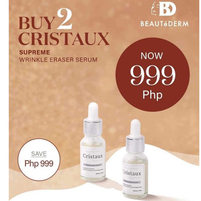 Beautederm Cristaux Supreme Serum | Shopee Philippines