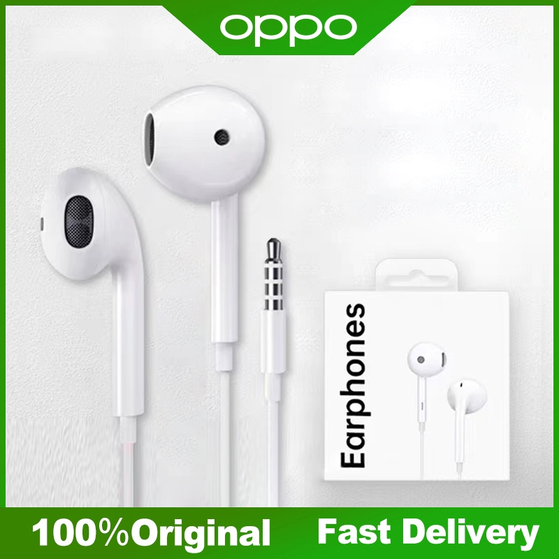 Headset oppo f9 online original