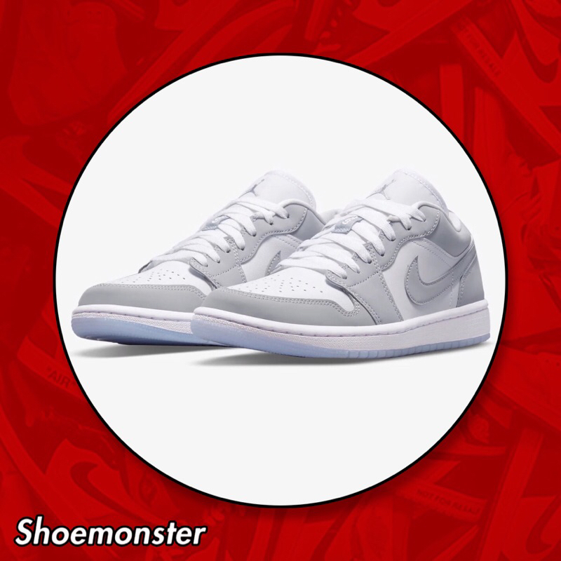 Jordan 1 Low WOLF GREY | Shopee Philippines