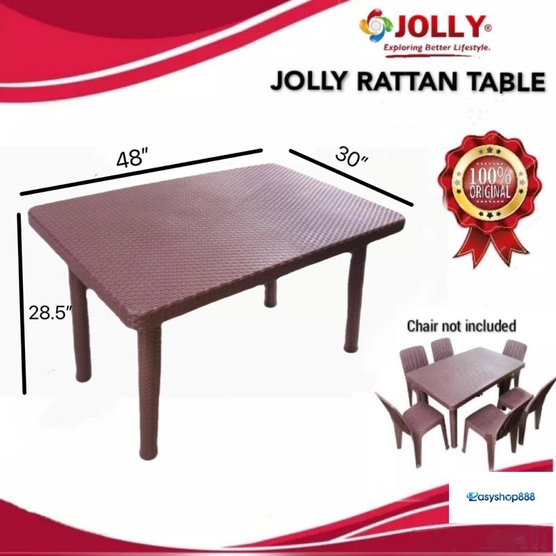 Jolly rattan deals table price