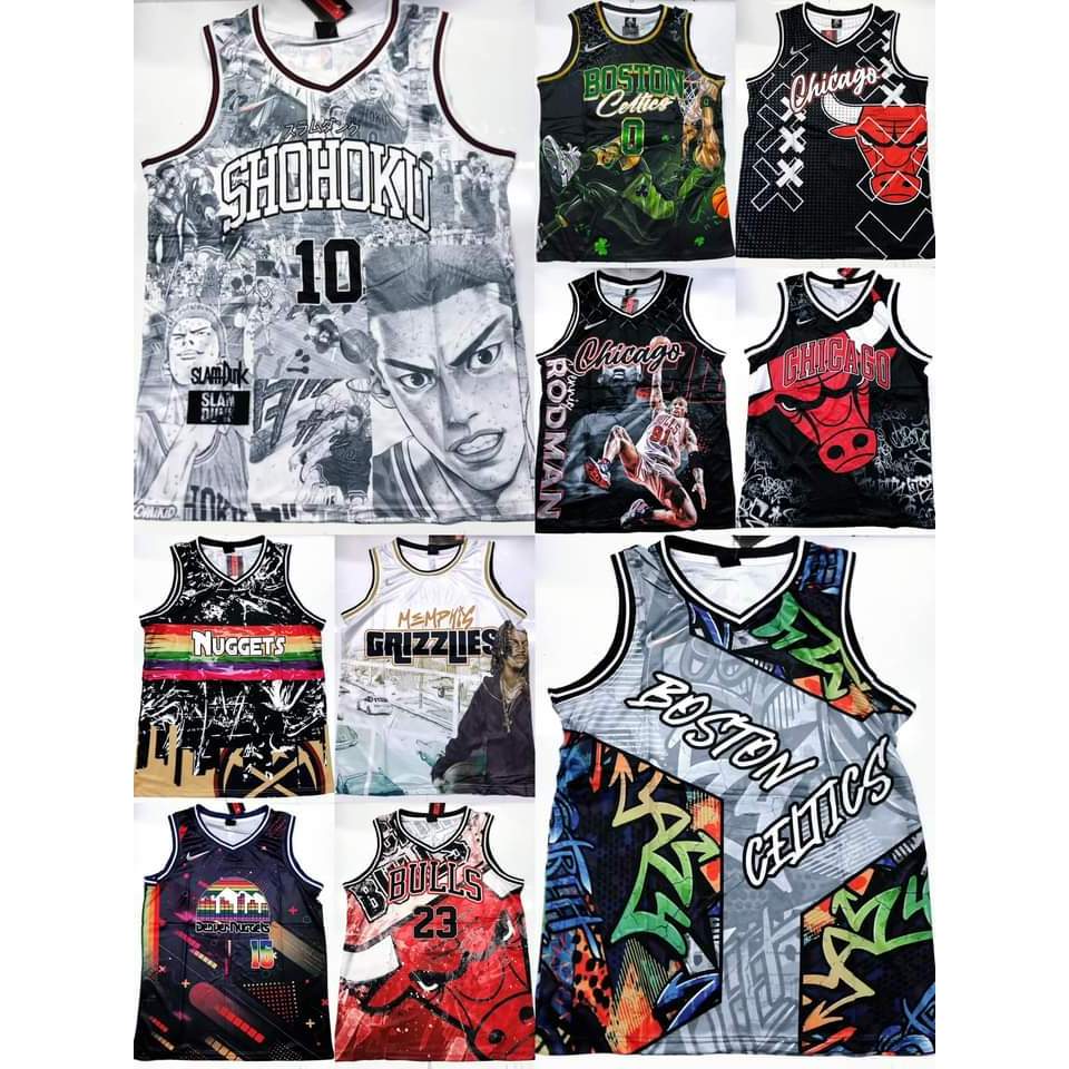 NBA JERSEY FULL SUBLIMATION. Miami, Boston, Chicago, Lakers etc