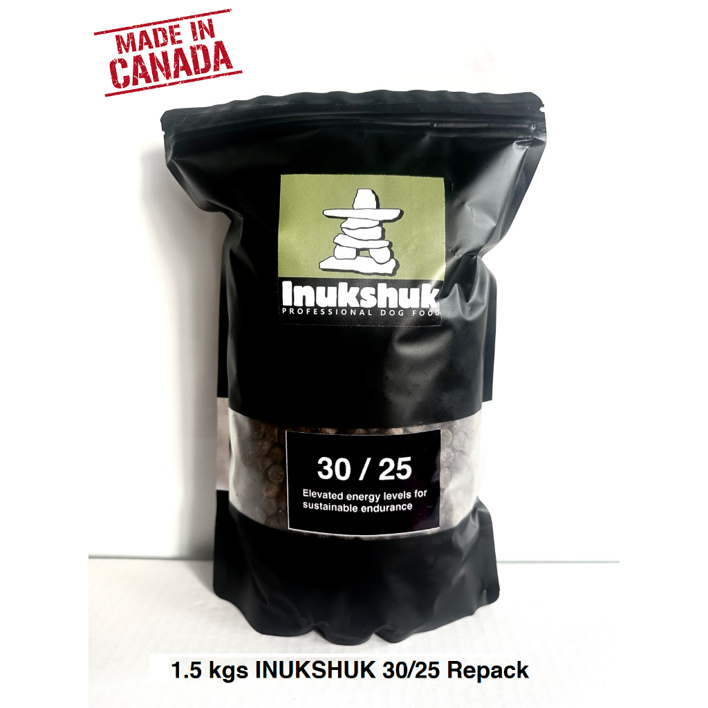 1.5 Kgs REPACK Inukshuk 30 25 Dog Food High Performance Formula