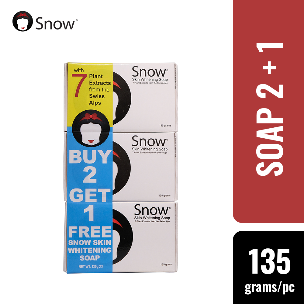 Snow Whitening Soap Buy 2 Get 1 FREE Shopee Philippines