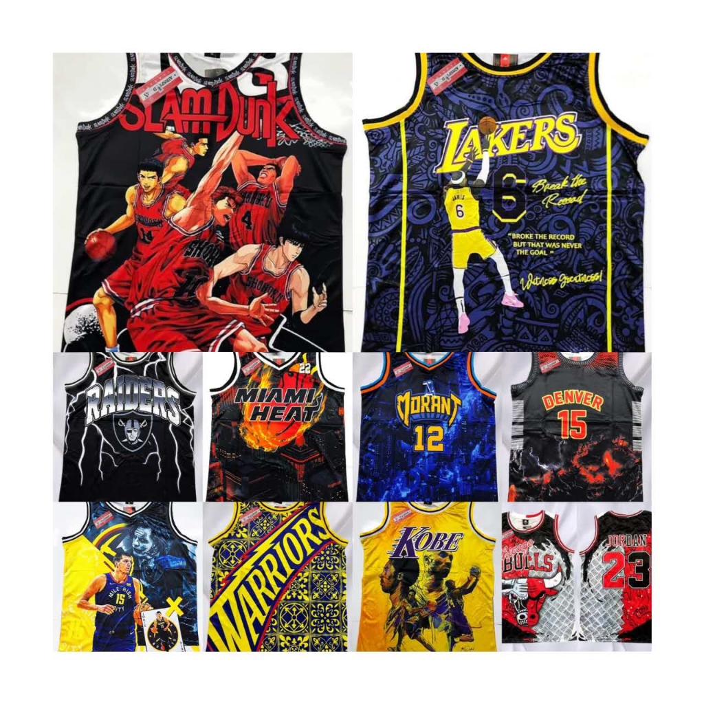 NBA JERSEY FULL SUBLIMATION. Miami, Boston, Chicago, Lakers etc