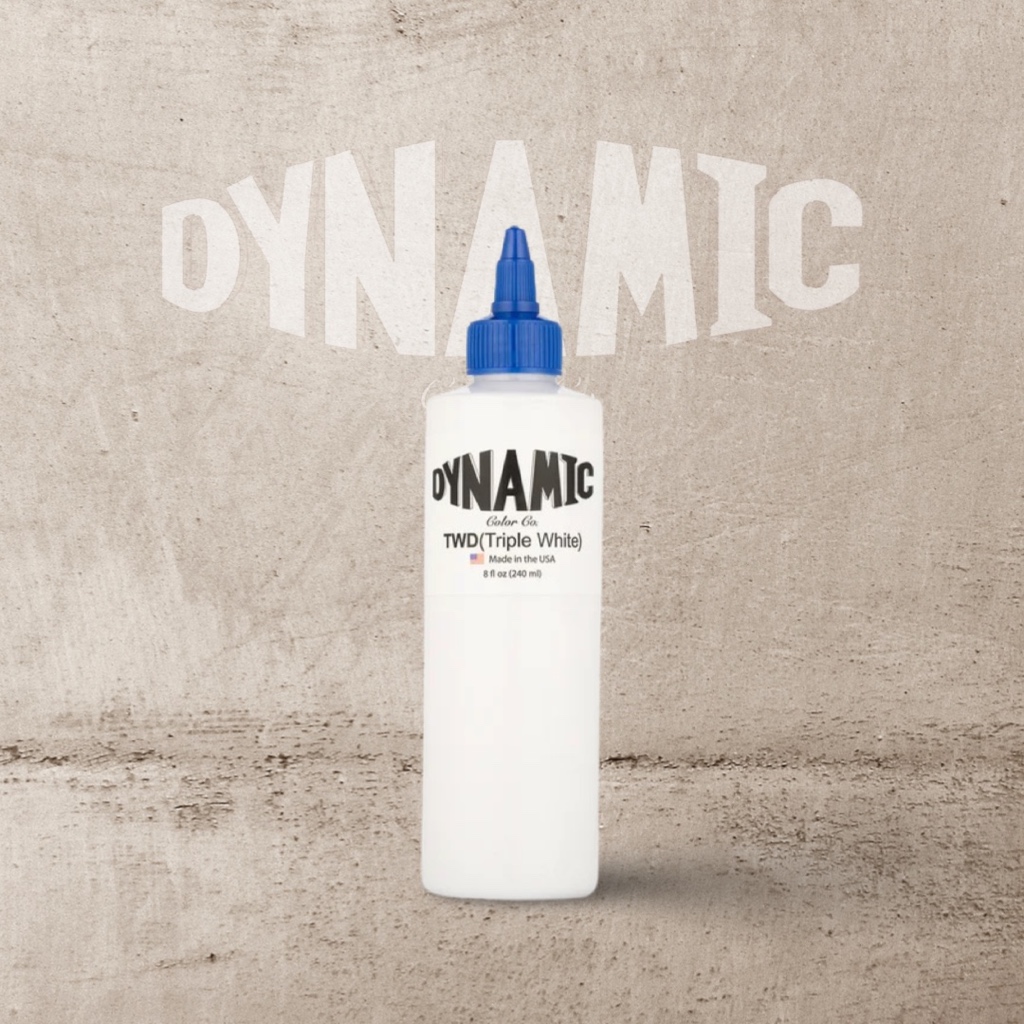 Dynamic White Tattoo Ink 8 oz.