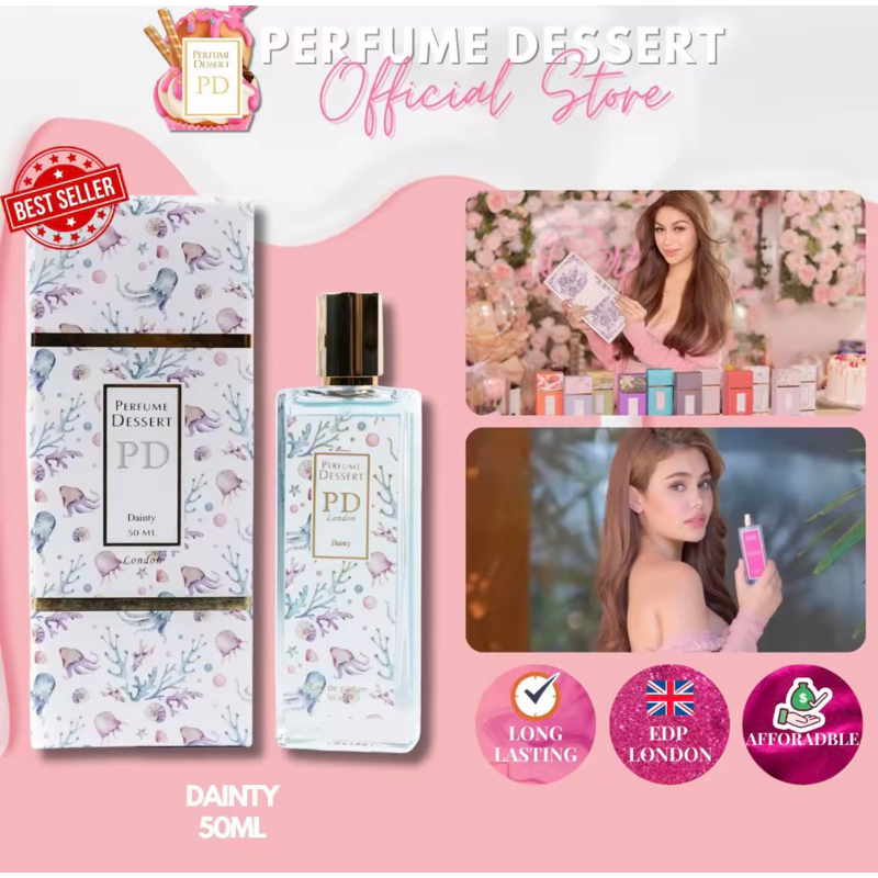 OFFICIAL STORE Original Perfume Dessert London DAINTY 50ml