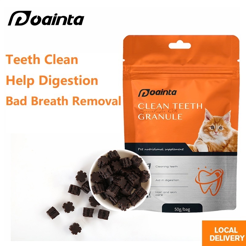 Cat dental treats outlet for bad breath