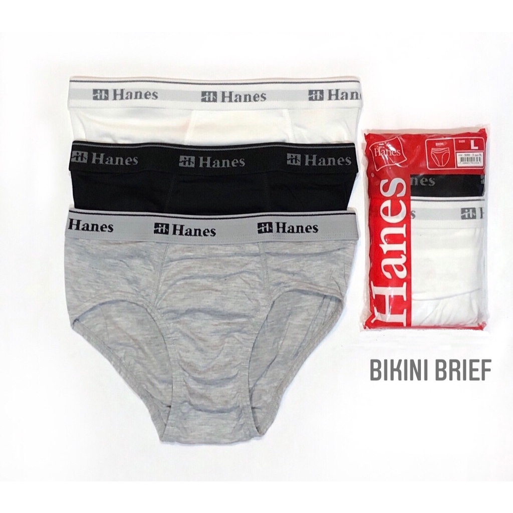 Hanes Bikini Briefs 3 in 1 pack