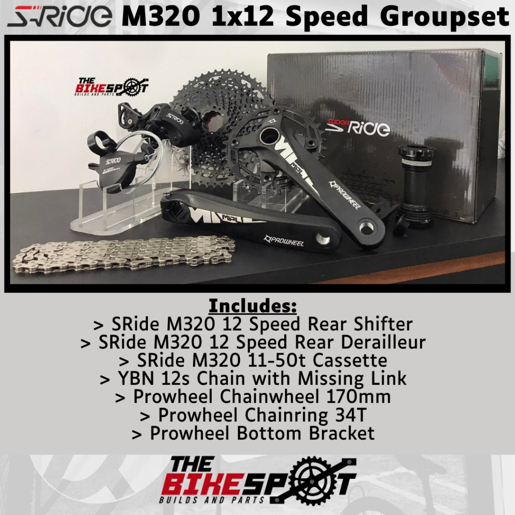 S ride Sride M320 1x12 Speed Groupset Shopee Philippines