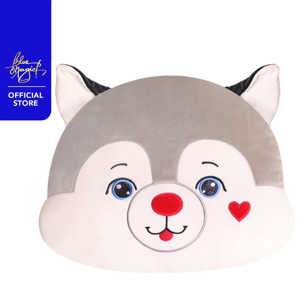 Blue magic heart pillow sales price