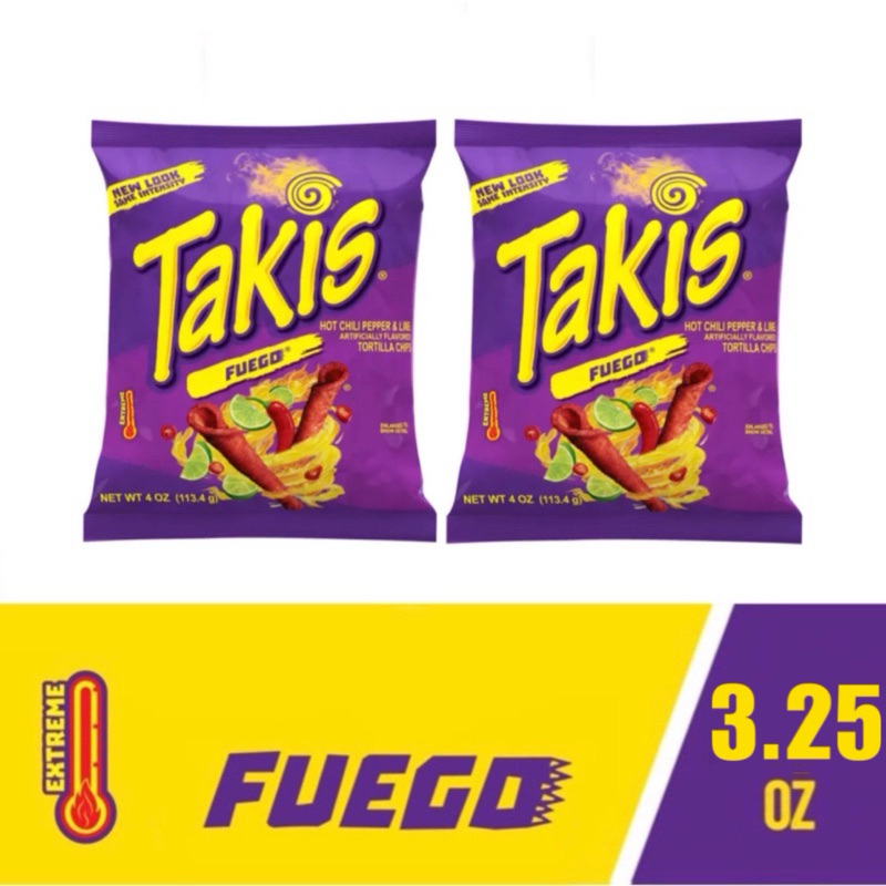 Takis Fuego 3.25oz (2pcs)