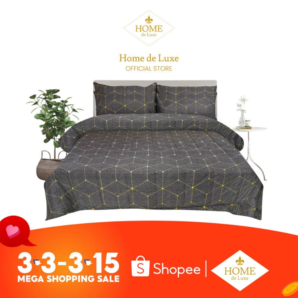 4in1 Comforter Set]Classic Collection - Home de Luxe, 5* Hotel Quality,  Single/Double/Queen/King