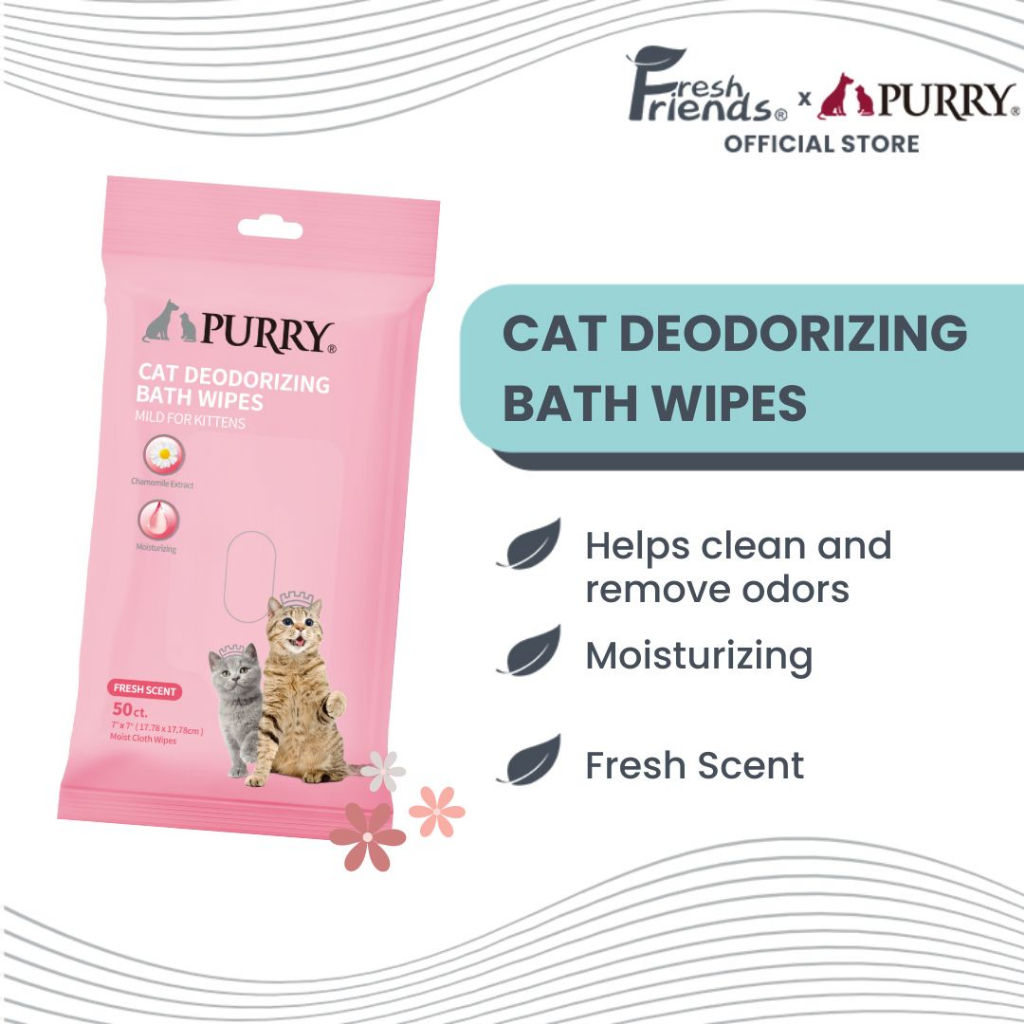 Cat store deodorizing wipes