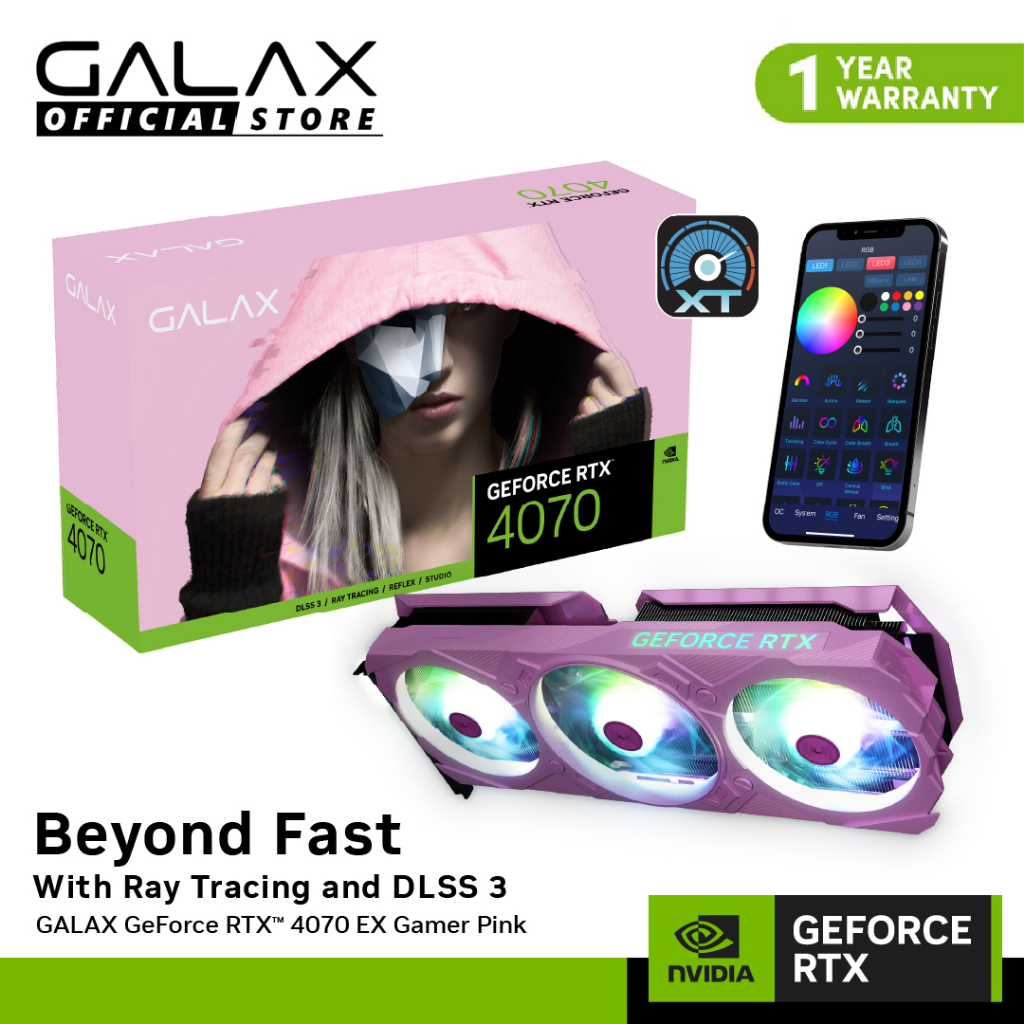 GALAX Philippines displays a box for GeForce RTX 4050 