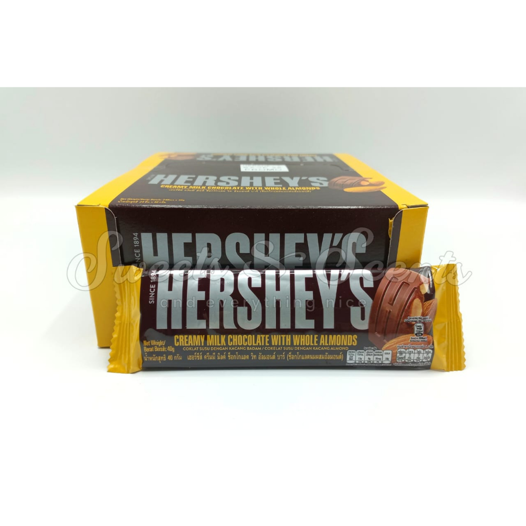 HERSHEY'S BARS Creamy Milk, 40 g