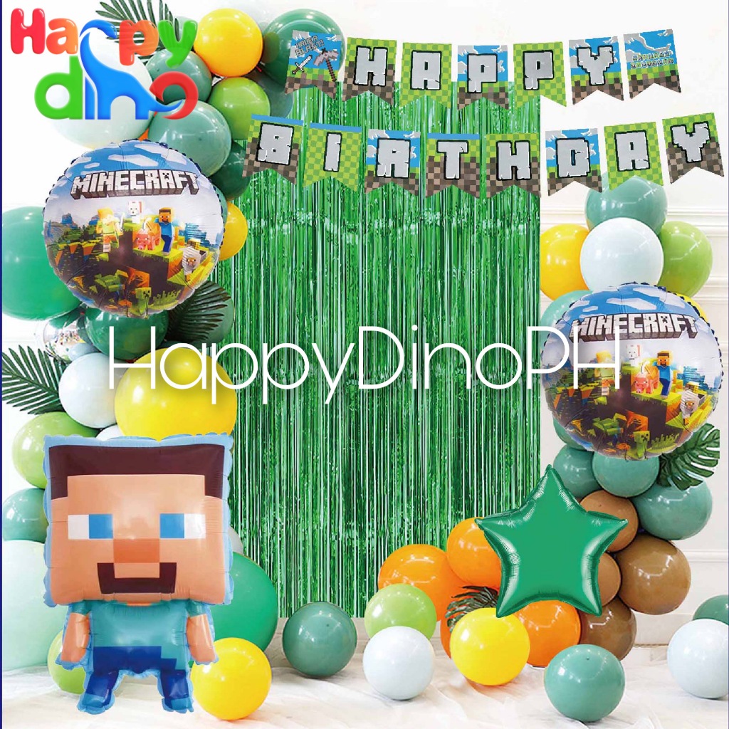 Happy 8th Minecraft Birthday! - Party Boutique & Balloons