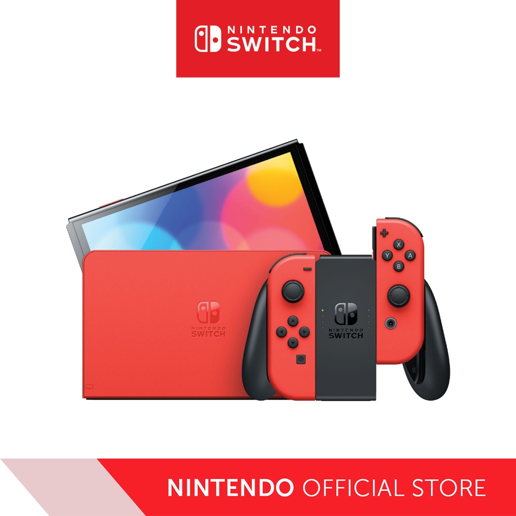 Nintendo Switch OLED Model: Mario Red Edition | Shopee Philippines