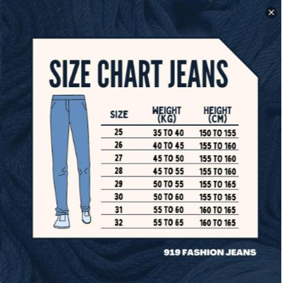 Jeans 919, Online Shop | Shopee Philippines