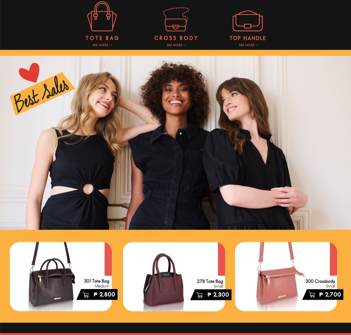 ELLE Bag, Online Shop Shopee Philippines