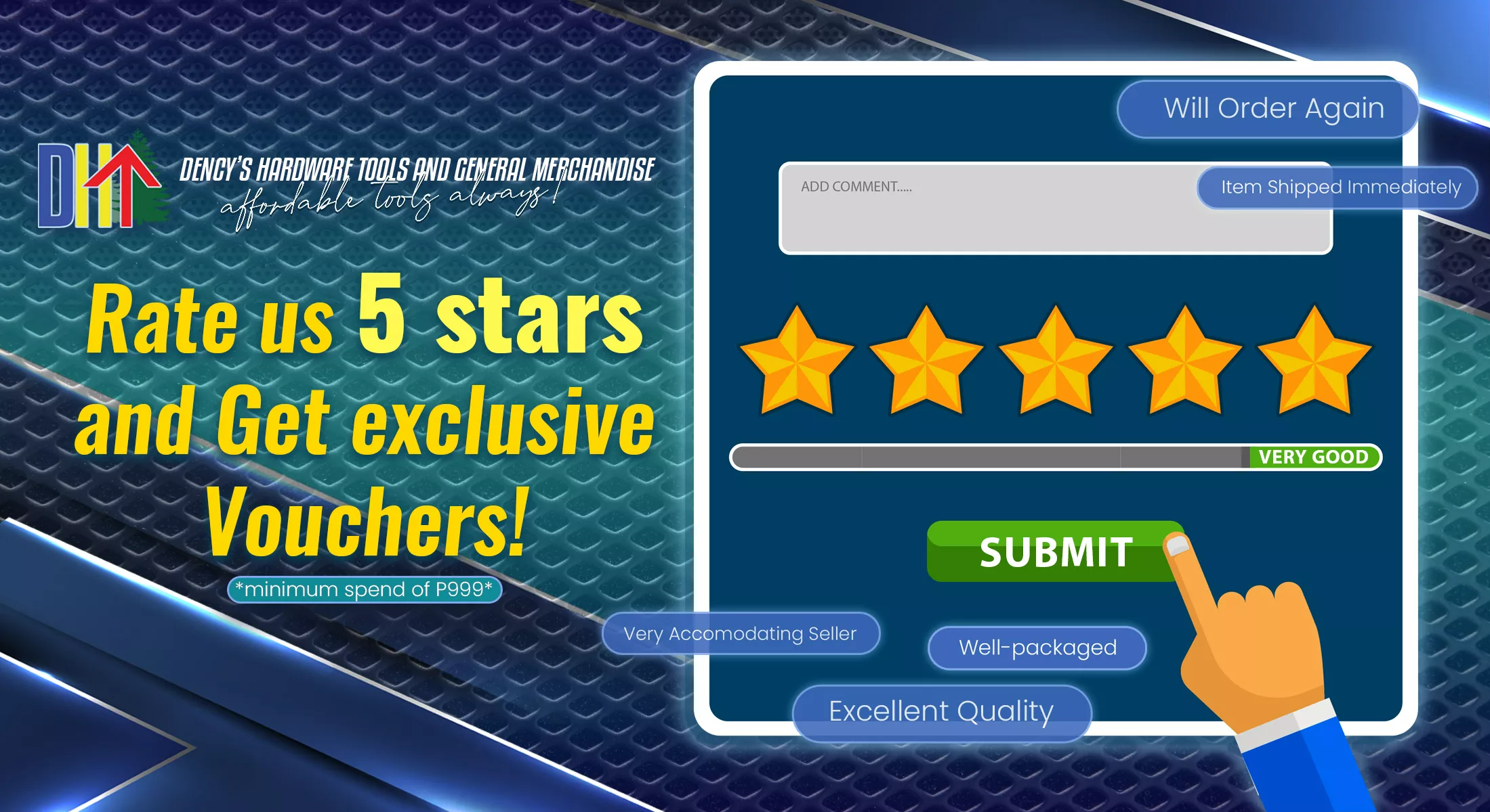 Dency's Hardware Tools, Online Shop Shopee Philippines