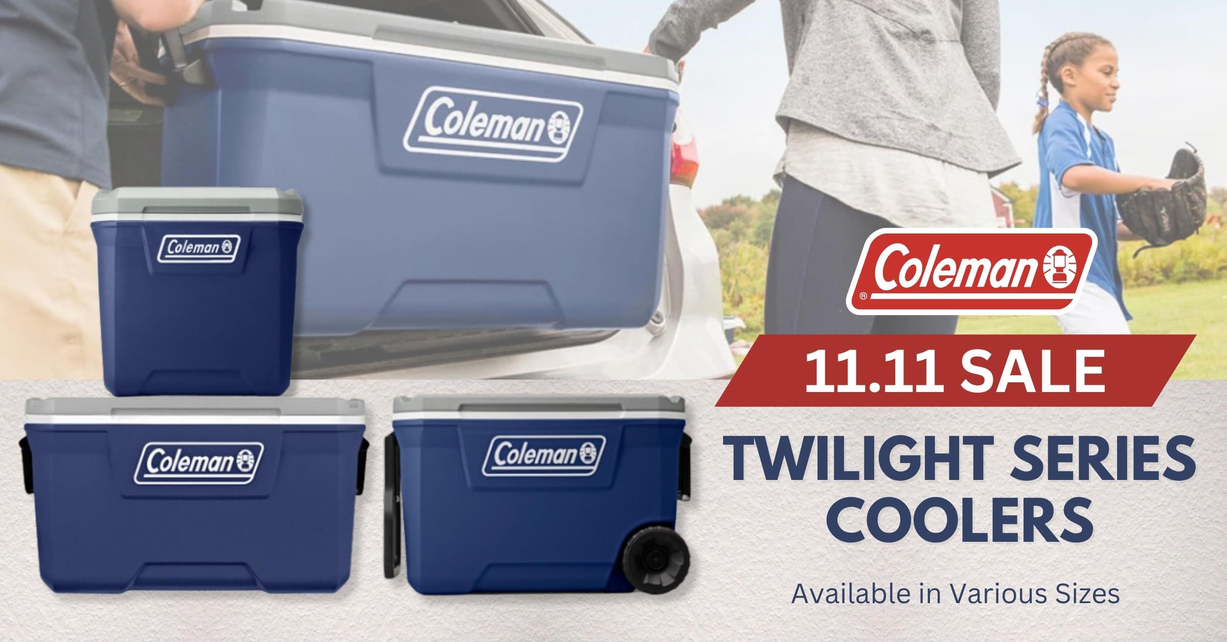 CL PERSONAL COOLER 16 QT JAP RED + FREE STAINLESS BOTTLE - Coleman  Philippines