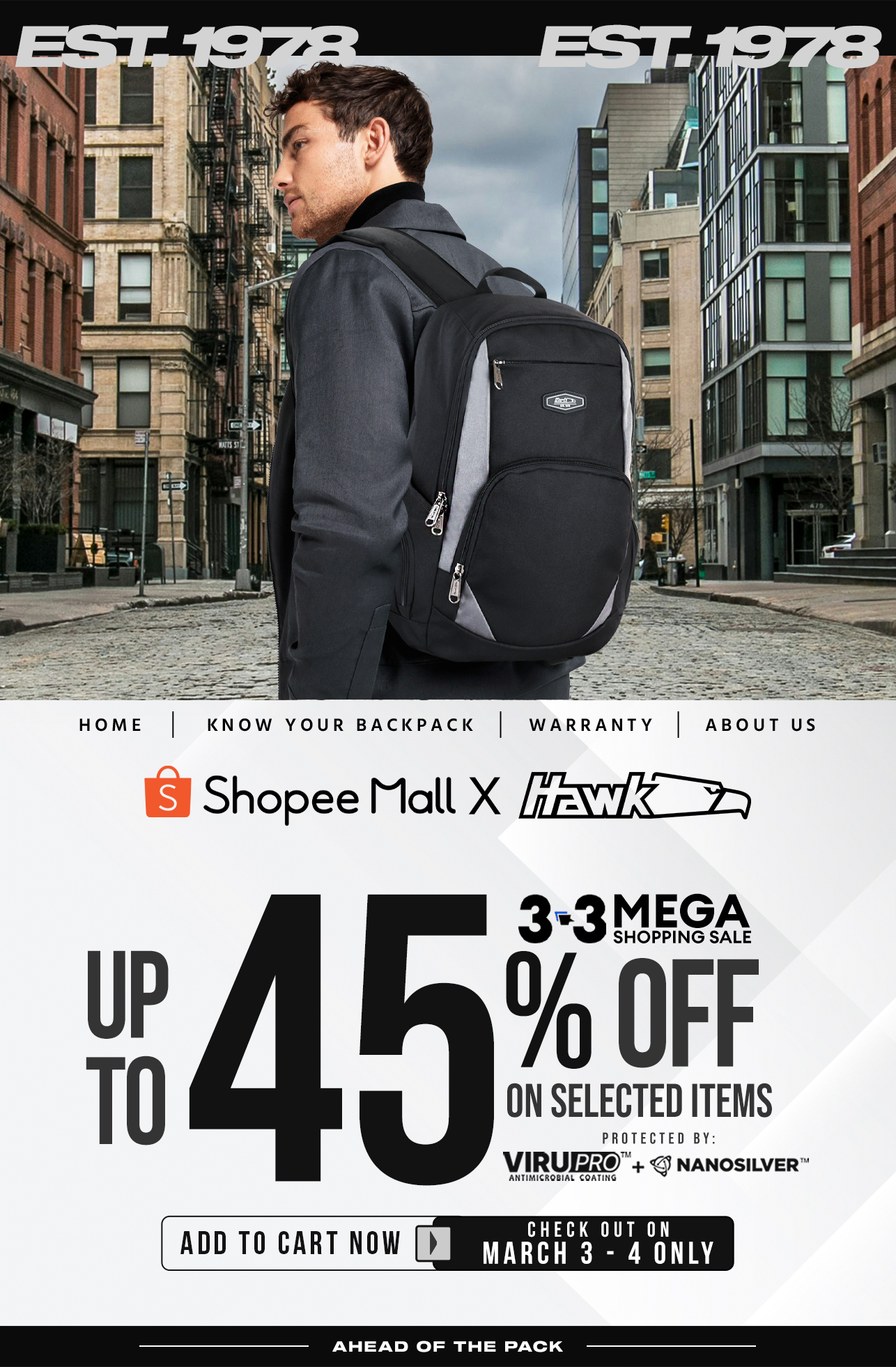 Shopee best sale hawk bag