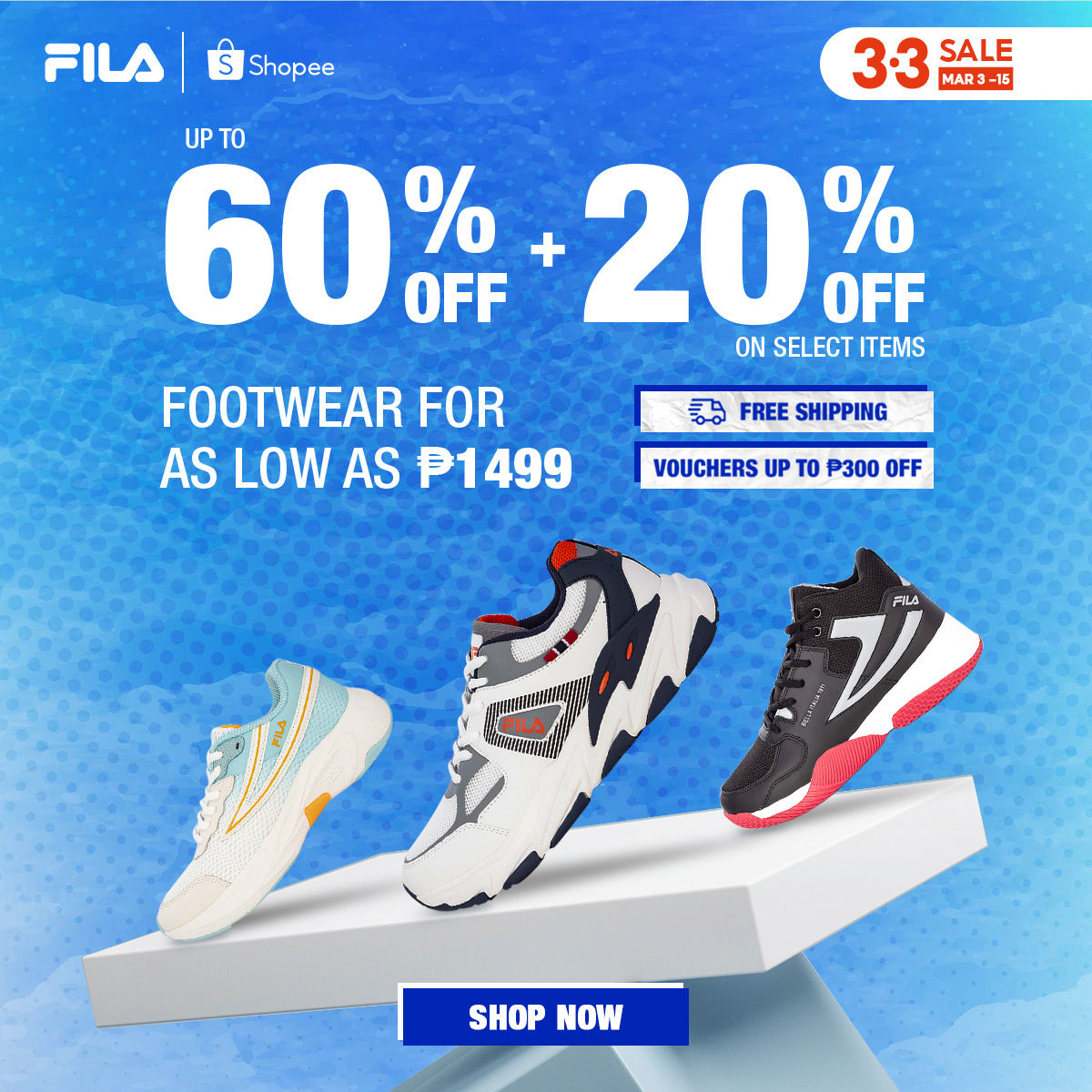 Fila shopee cheap