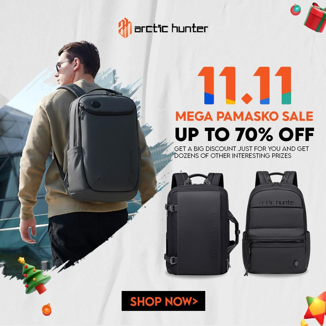 Men's Shoulder Bag K00089, ARCTIC HUNTER AH Messenger Bag for Men