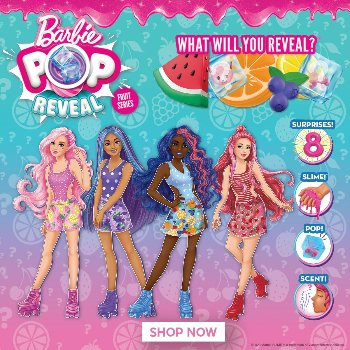 Barbie Pop Reveal Fruit Series - Assorted*