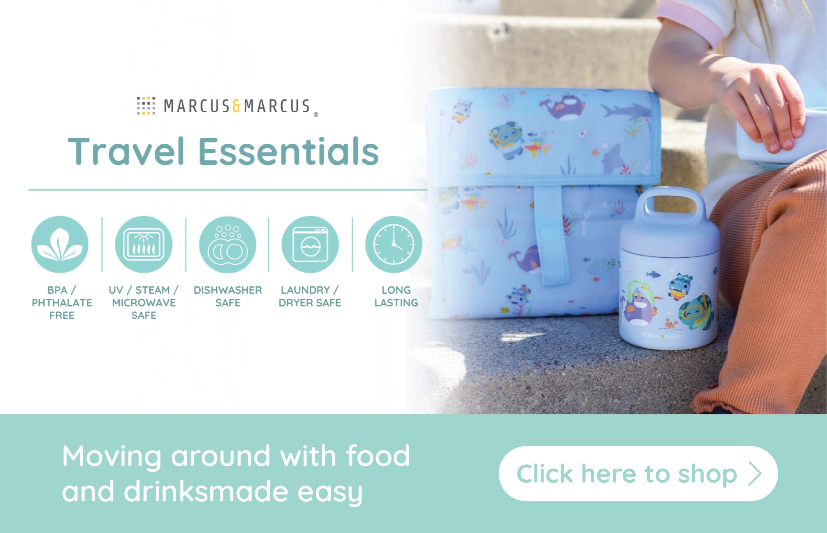 Marcus & Marcus - Complete Feeding Essentials 4pcs Set W/ Gift Box