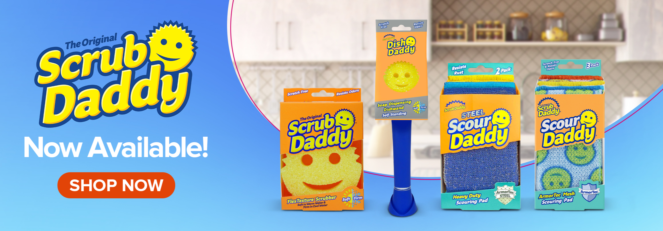 Scrub Daddy Eco Daddy Medium Duty Scrubber Sponge For Kitchen 2 pk - Ace  Hardware