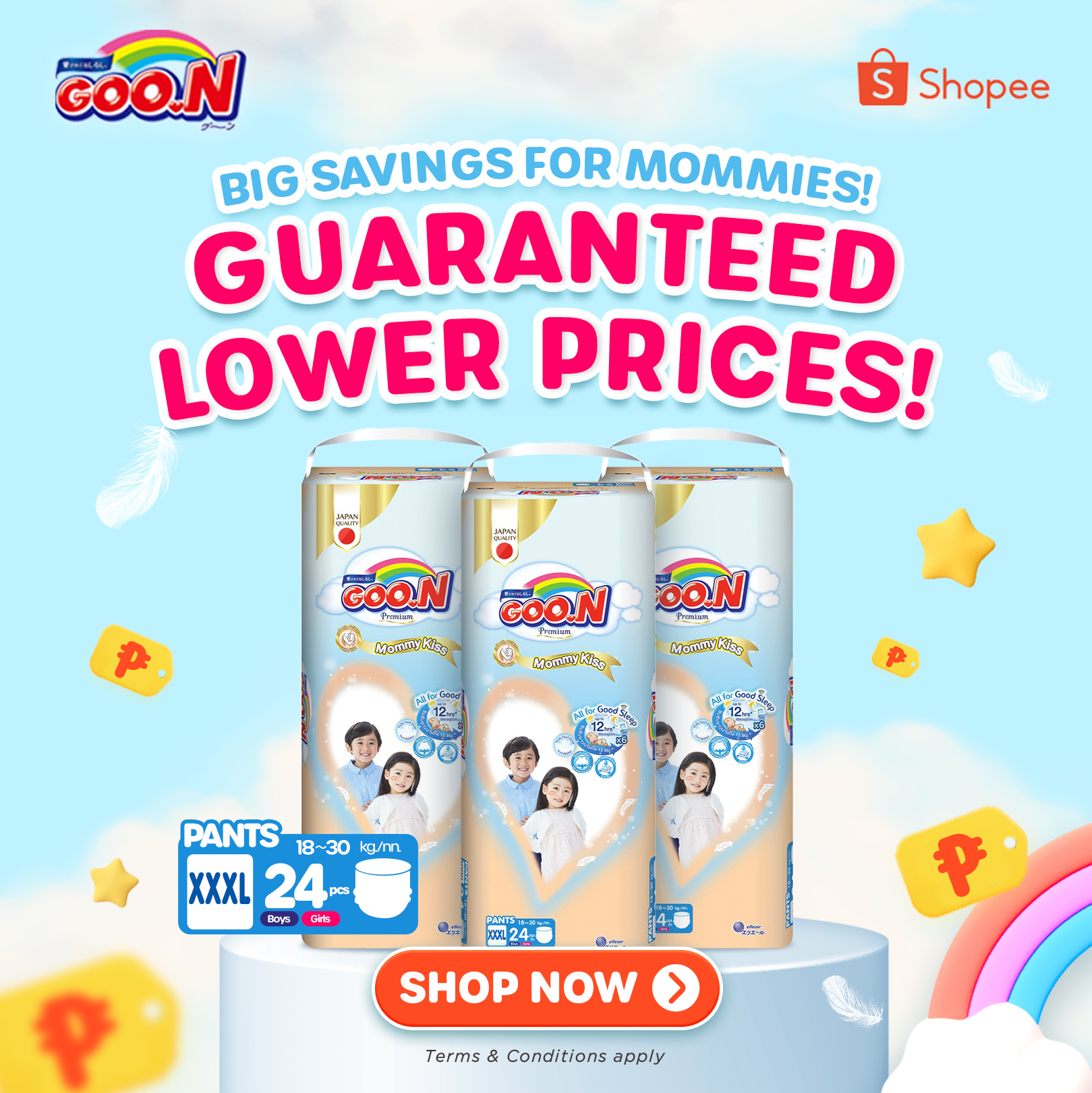 Shopee diapers deals