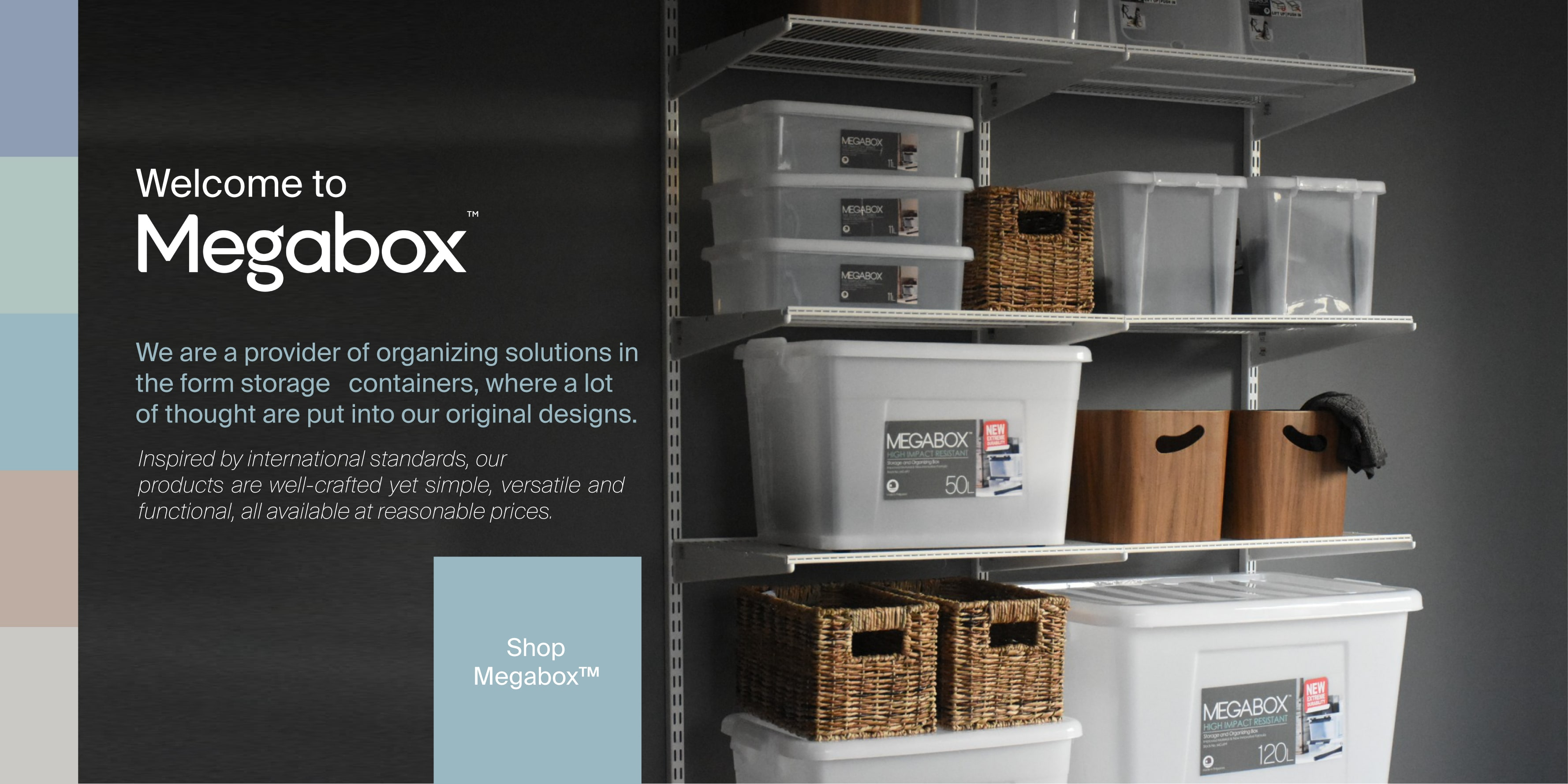 MEGABOX Storage Box Carrie-Mi Series 18 Liters