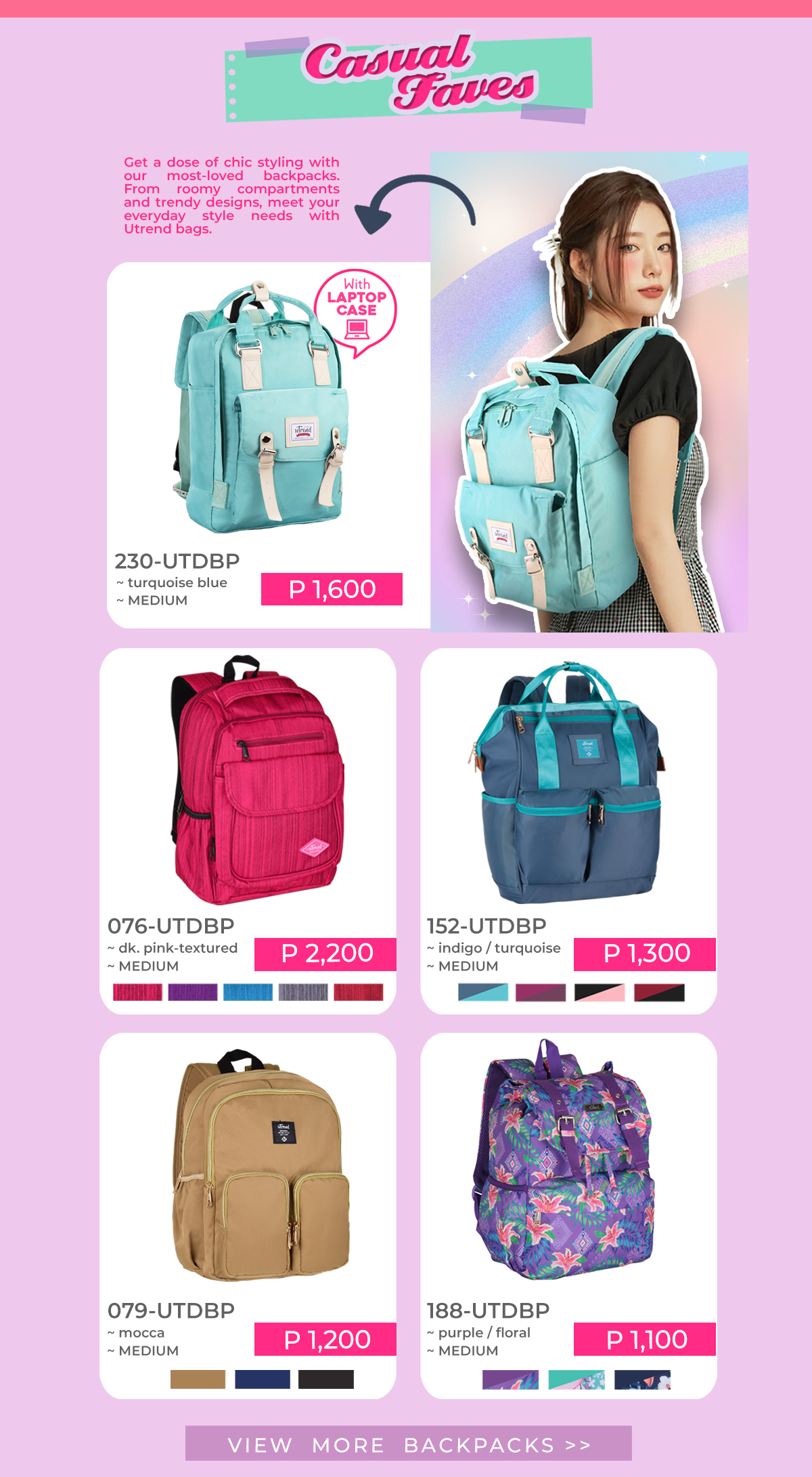 Utrend backpack clearance price