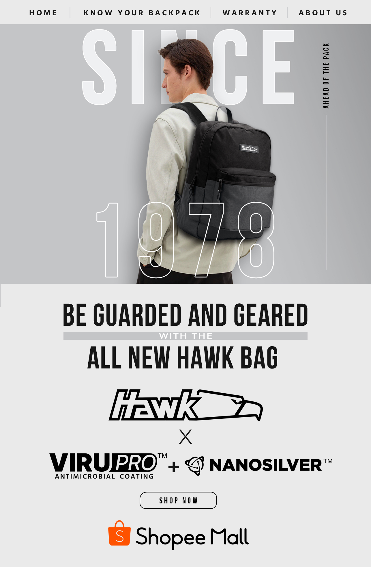 Shopee cheap hawk backpack