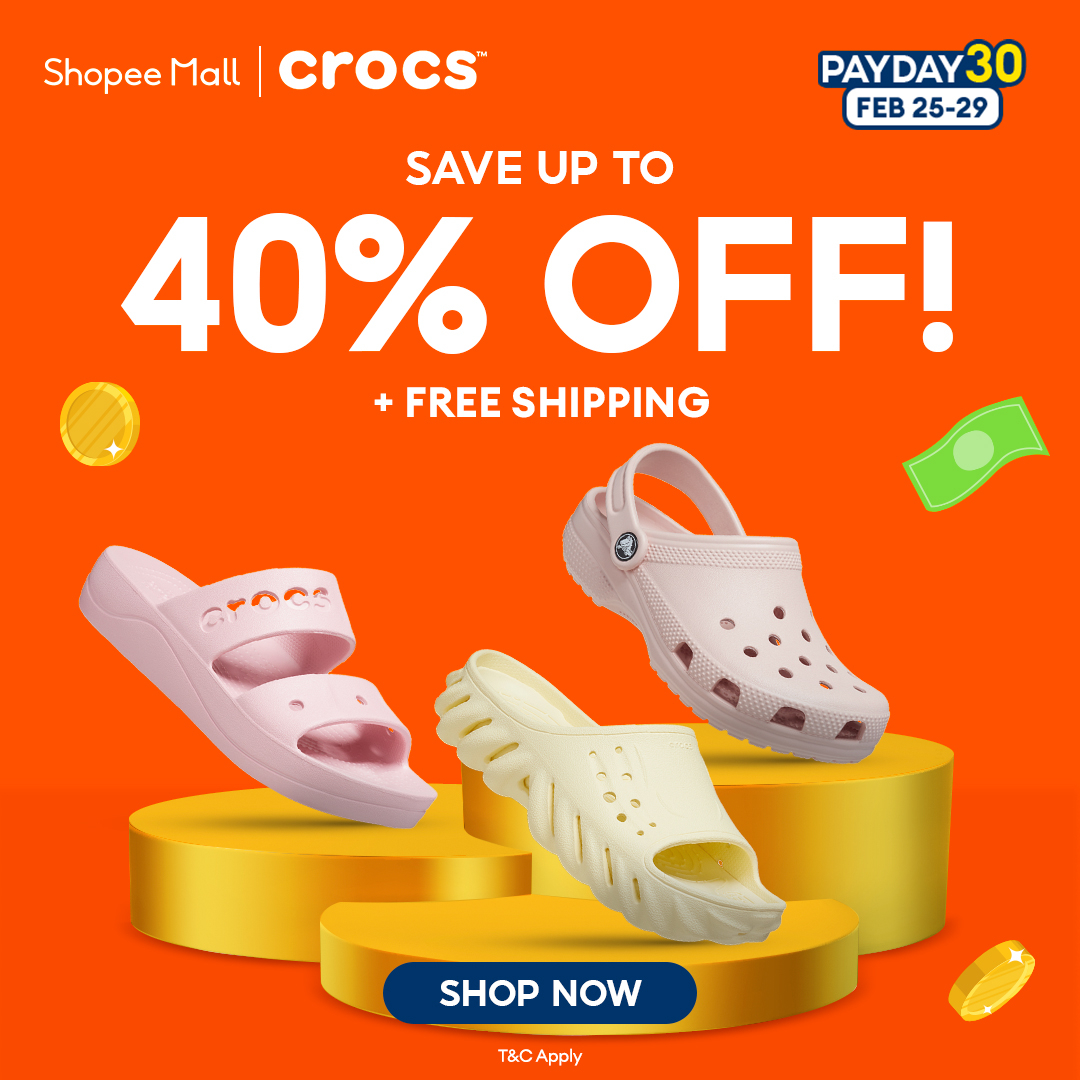 Sandal discount crocs shopee