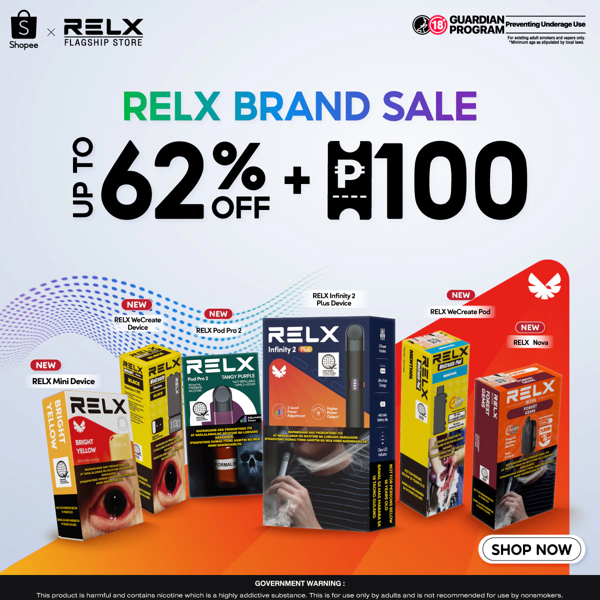 RELX FLAGSHIP STORE, Online Shop | Shopee Philippines