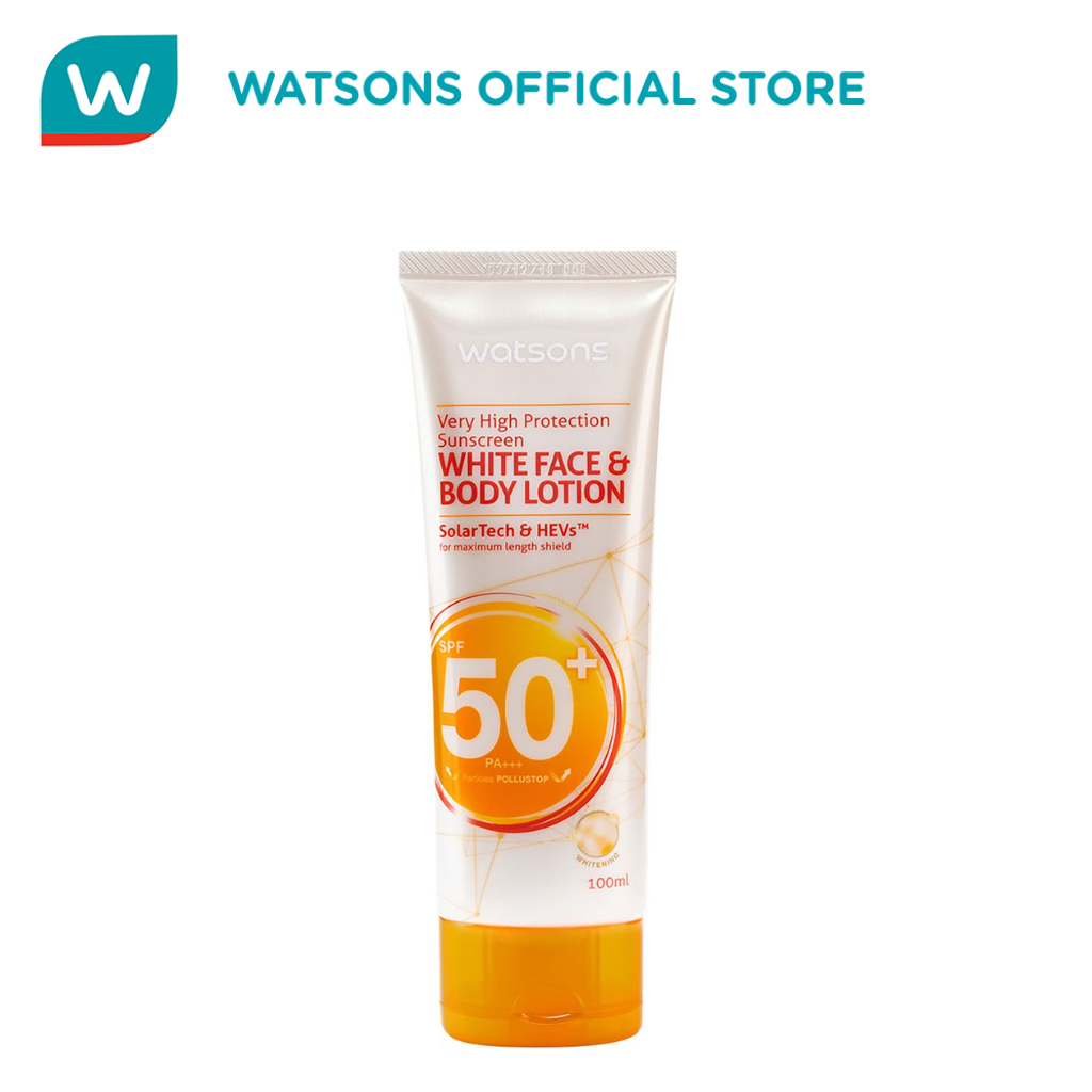 WATSONS, WATSONS Very High Protection Sunscreen Body Lotion SPF 50+ 100ml
