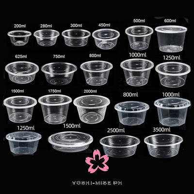 10pcs Clear ROUND Disposable Plasric Food Container, PPP Microwavable Food  Lunch Box