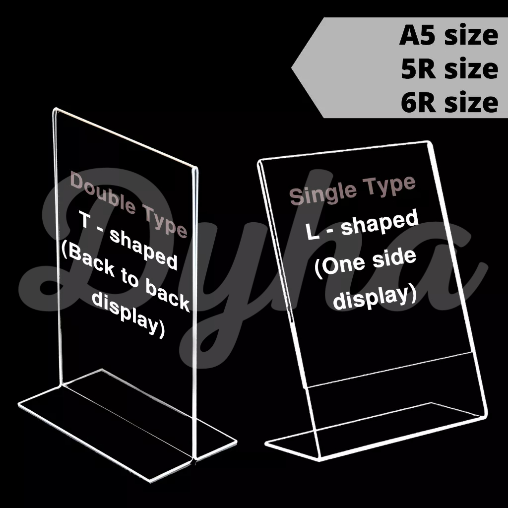 A5 Portrait A-Shaped Poster Holder