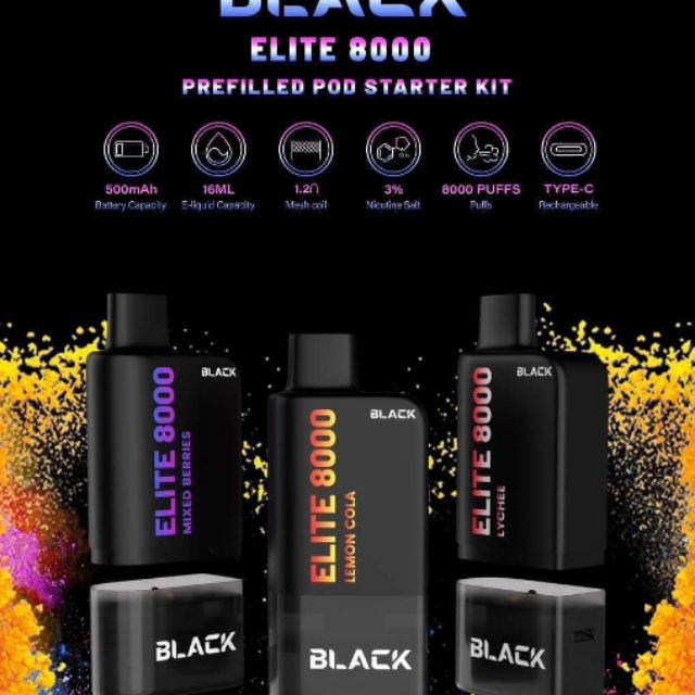 black elite 8k puffs, Online Shop | Shopee Philippines