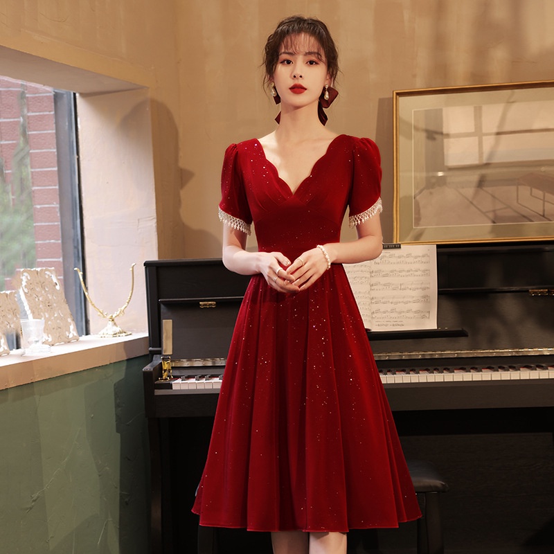 Shopee 2025 red dress