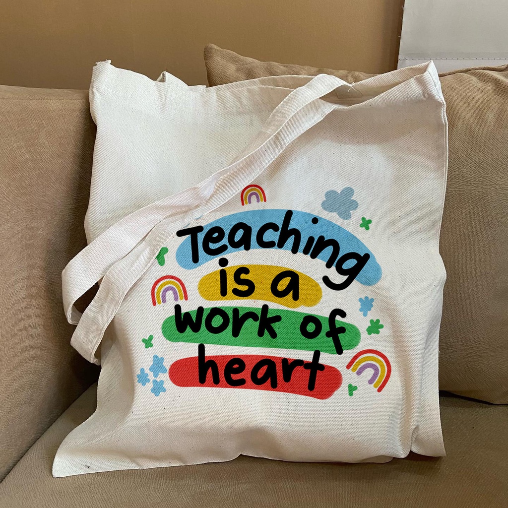 Teachers day tote on sale bag