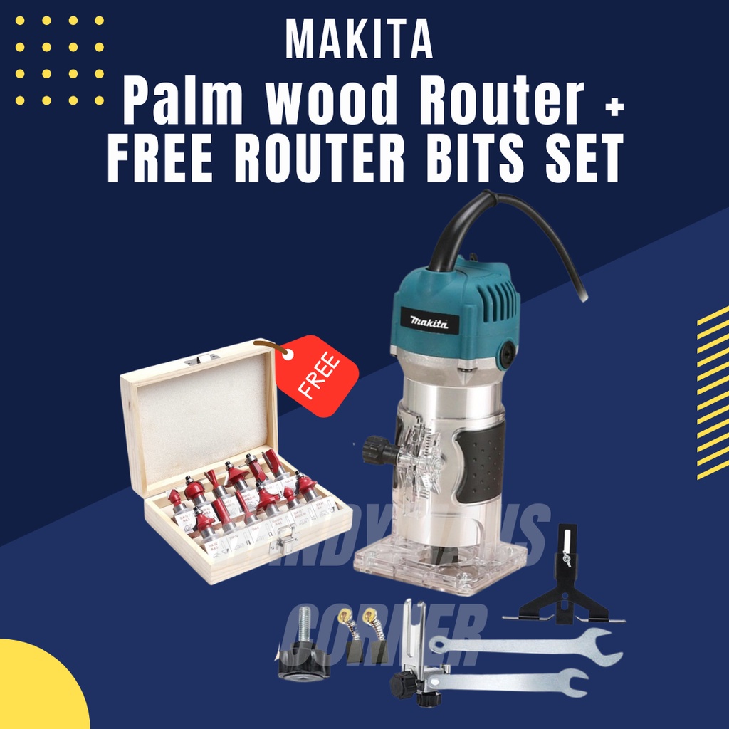 Router bits best sale for makita trimmer