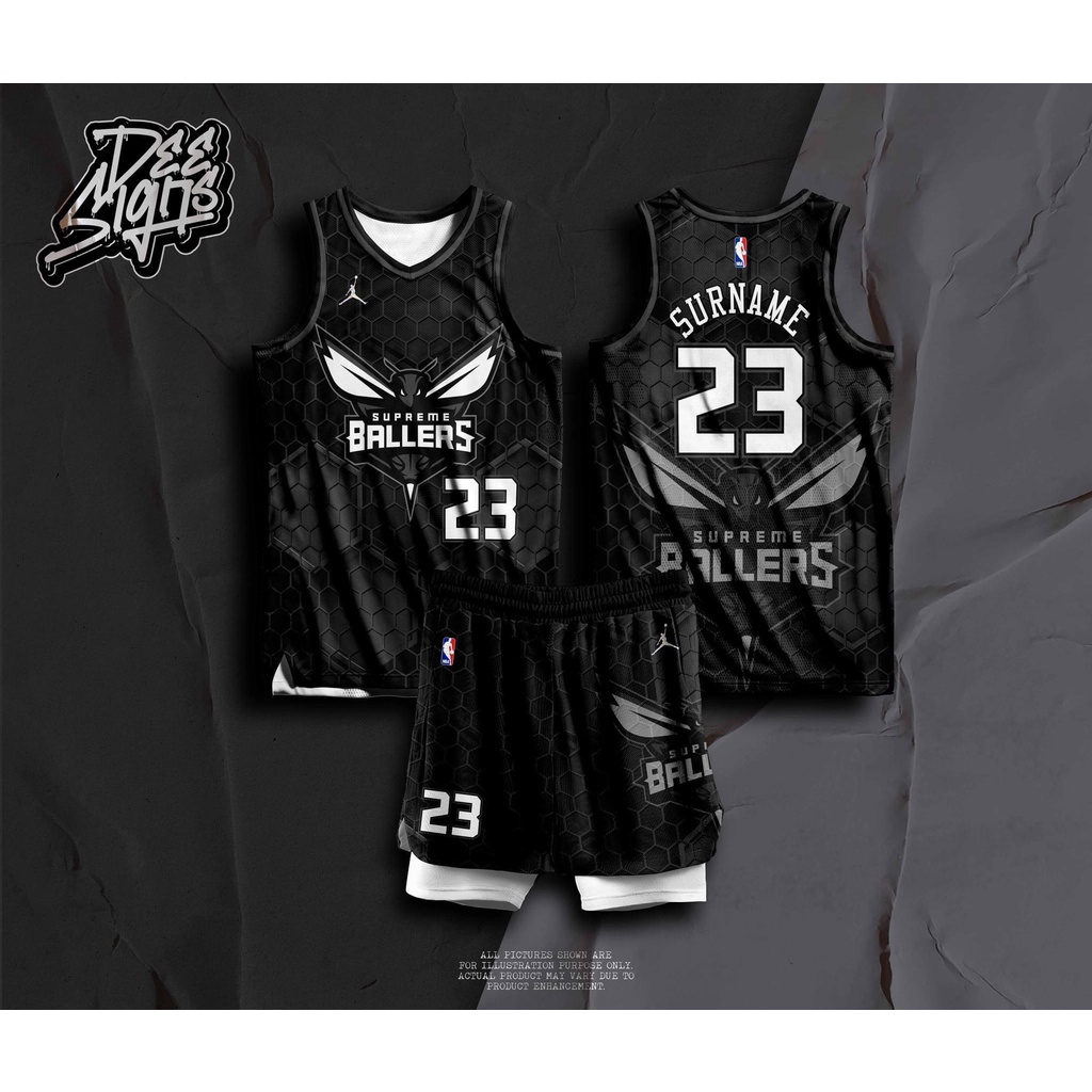 Jersey black hot sale basketball