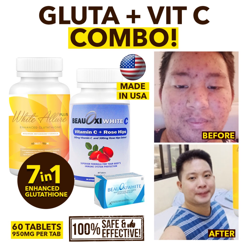 White Allure Glutathione 7in1 and BeauOxi White C Vitamin C with