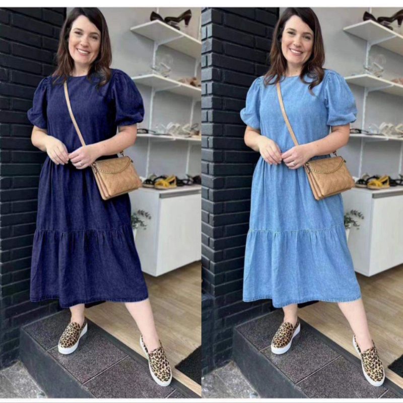 Shopee on sale denim dress