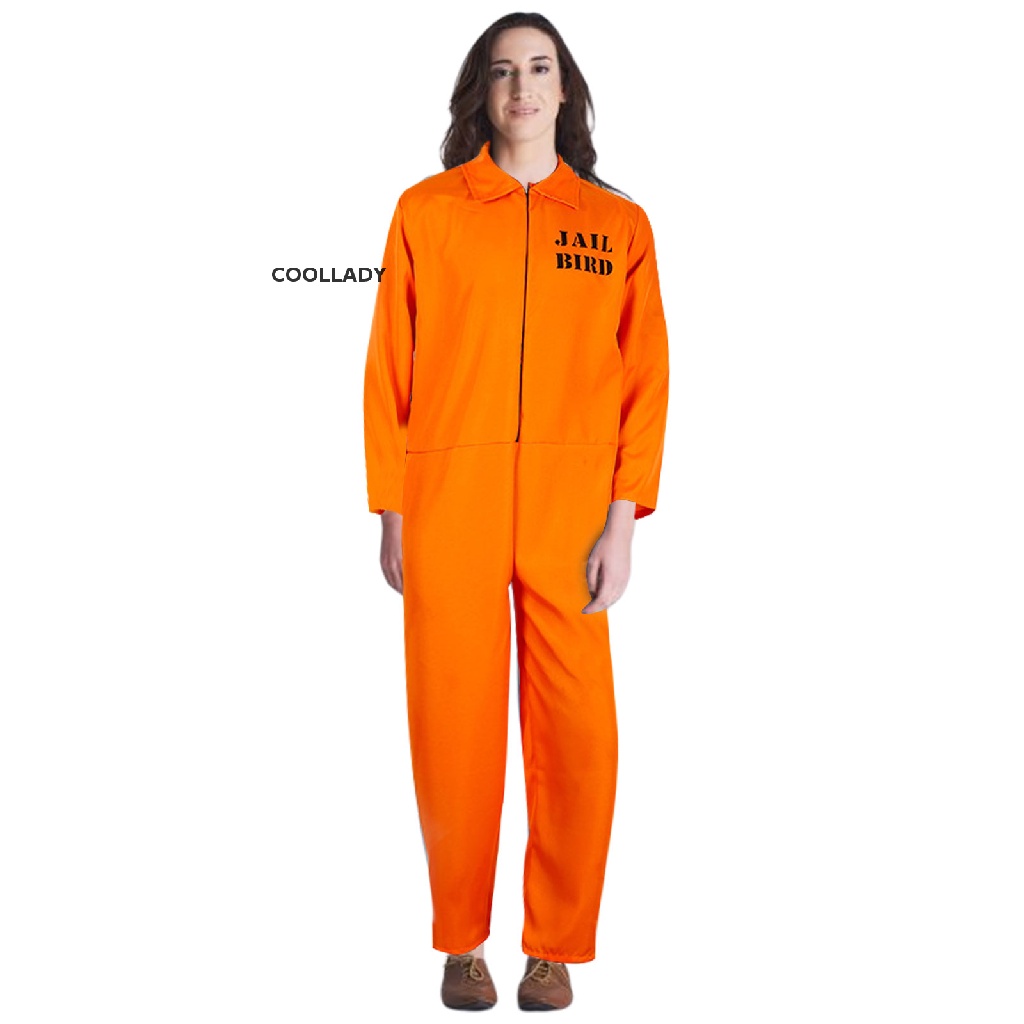 Orange sales prisoner playsuit